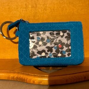 Vera Bradley Blue Quilted ID Holder
